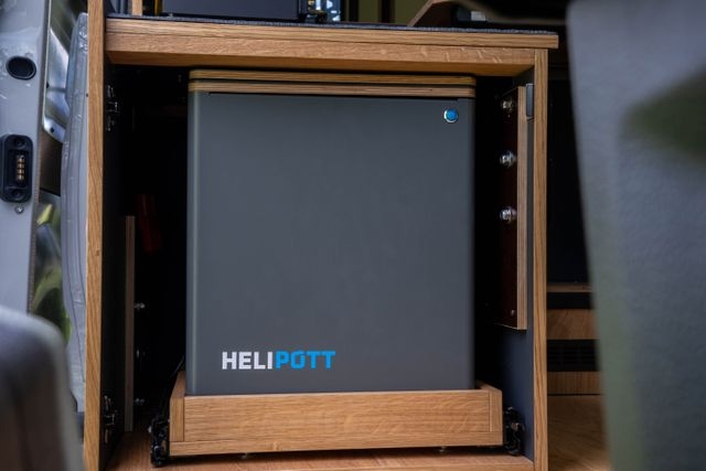 Helipott Toilette im Camper Van MAN